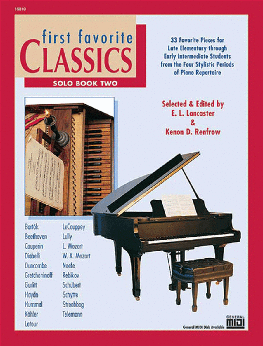 First Favorite Classics, Book 2 Easy Piano scores gallery preview page 1