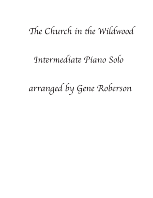Book cover for The Church in the Wildwood Piano Solo