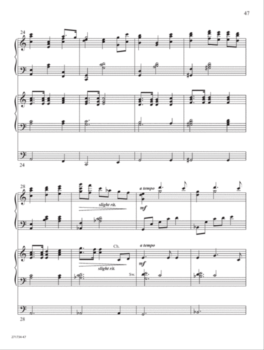 Grace So Amazing Organ scores gallery preview page 25