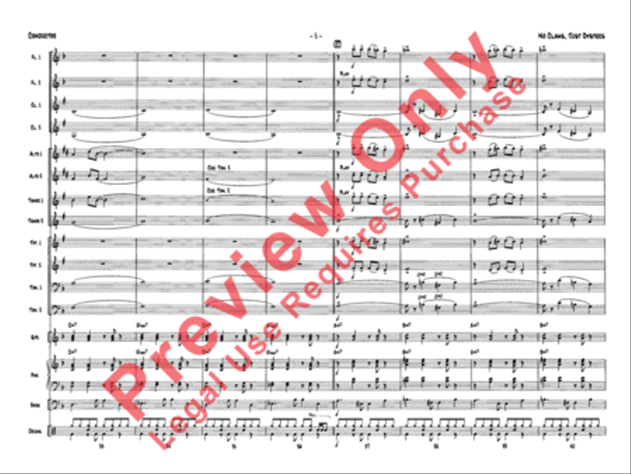 No Clams, Just Oysters Jazz Ensemble scores gallery preview page 8