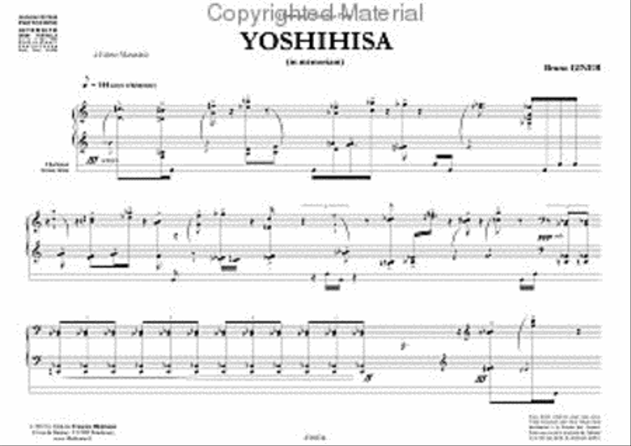 Yoshihisa (in memoriam) Marimba scores gallery preview page 2