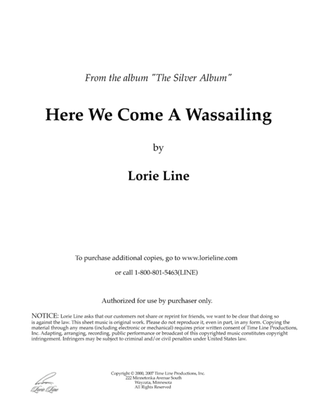 Book cover for Here We Come A-Wassailing