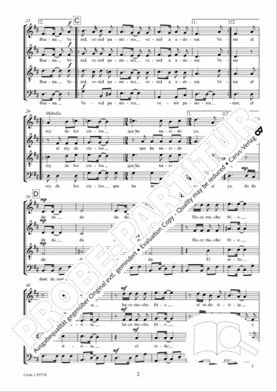 Corramos, corramos 4-Part scores gallery preview page 3