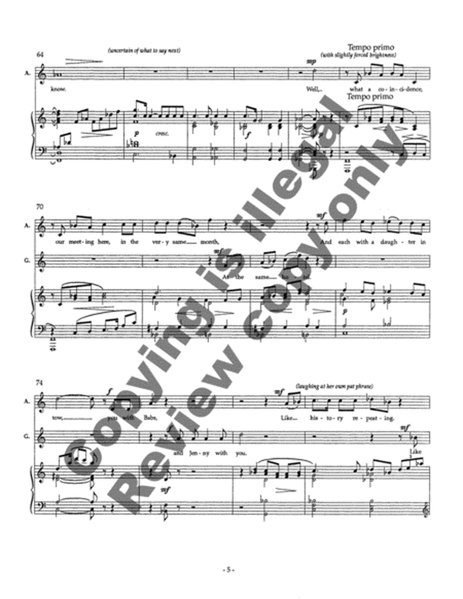 Roman Fever (Piano/Vocal Score)