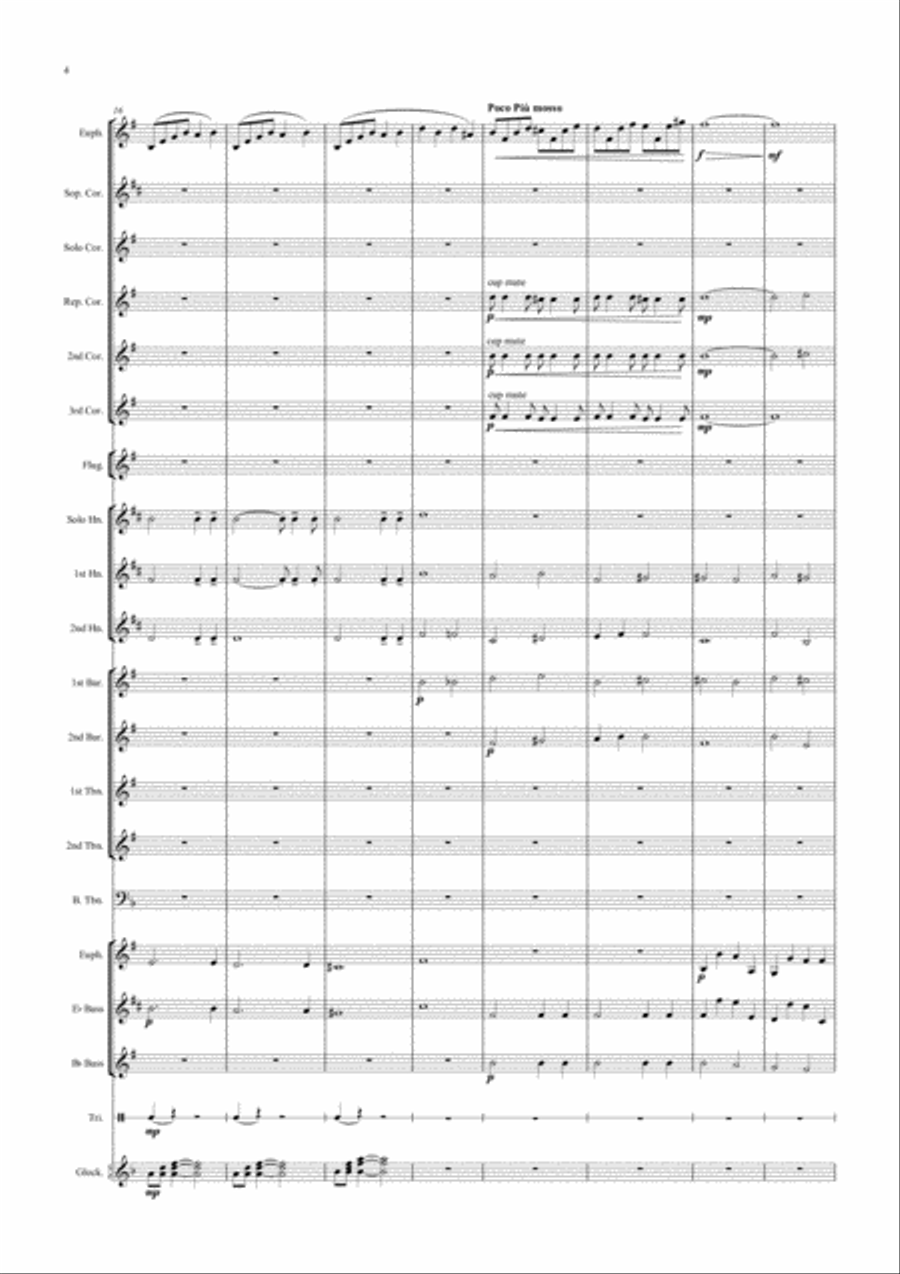 Papa, Can You Hear Me? Brass Ensemble scores gallery preview page 4