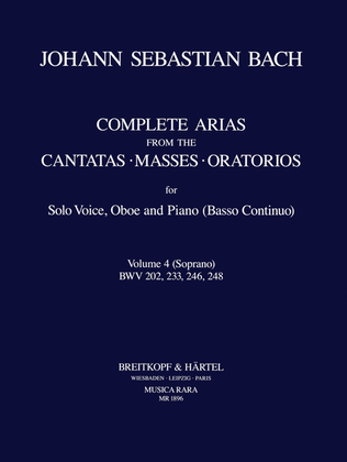 Book cover for Complete Arias and Sinfonias