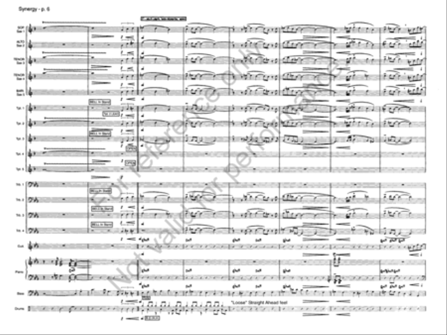 Synergy Jazz Ensemble scores gallery preview page 5