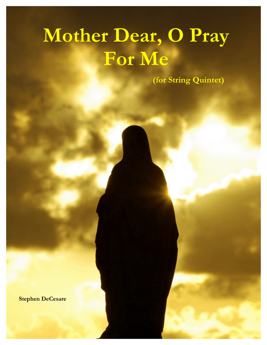Mother Dear, O Pray For Me (for String Quintet and Piano) String Orchestra scores gallery preview page 1