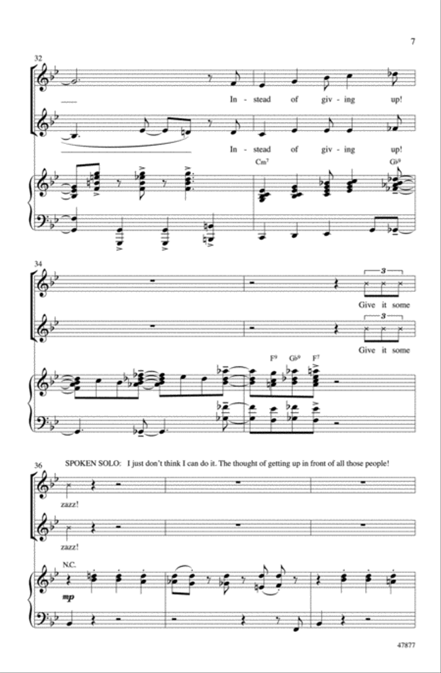 Zazz Choir scores gallery preview page 6