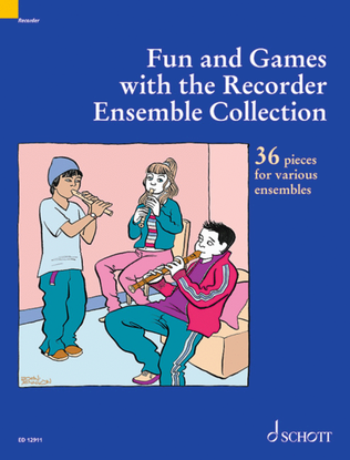 Book cover for Fun and Games with the Recorder Ensemble Collection