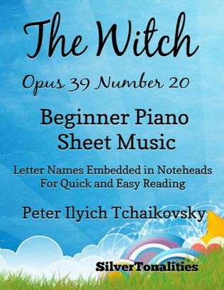 The Witch Album for the Young Opus 39 Number 20 Beginner Piano Sheet Music