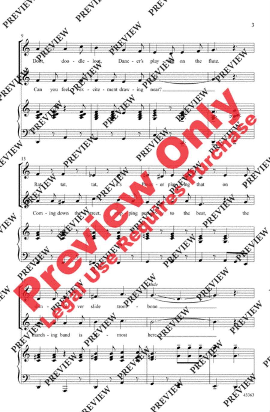 The North Pole Marching Band - SoundTrax CD (CD only) Choir scores gallery preview page 3