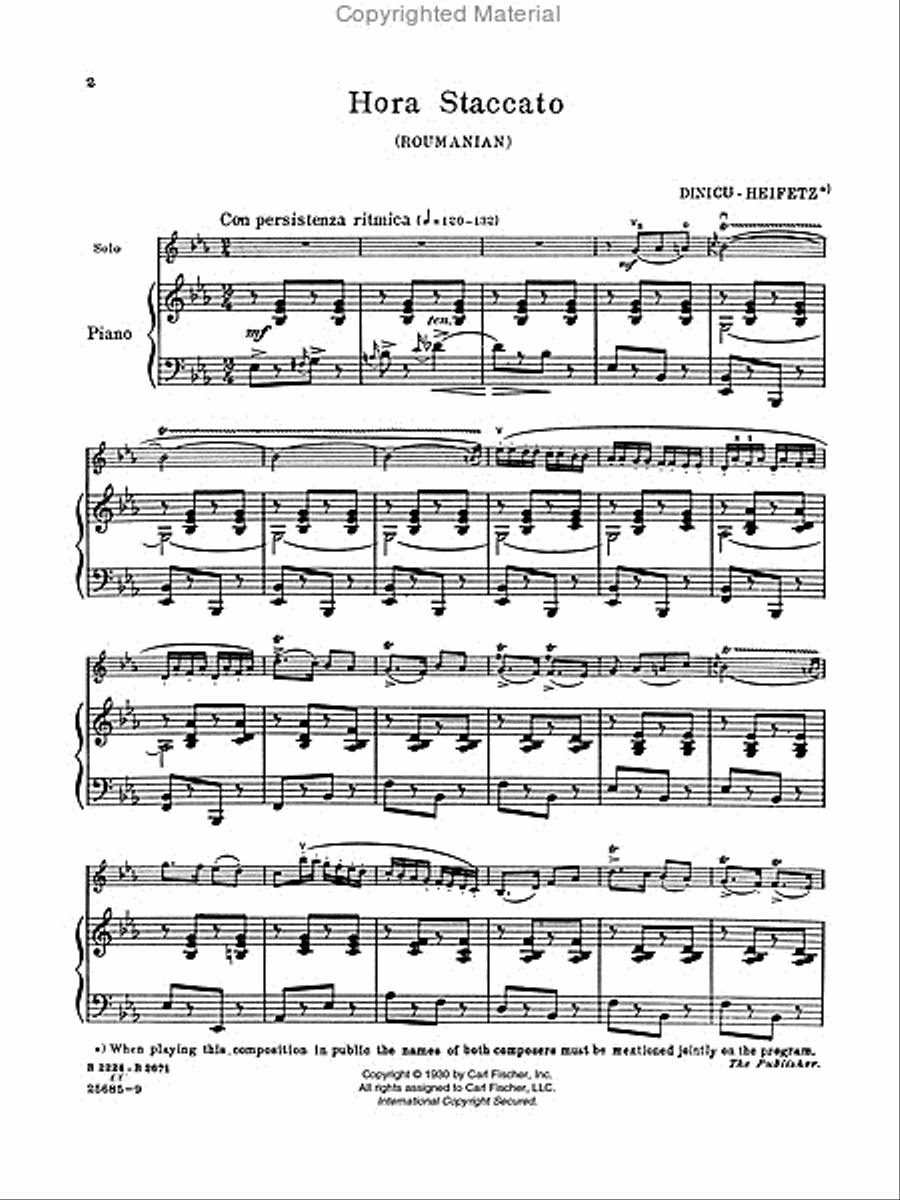 Hora Staccato Hora Staccato Viola scores gallery preview page 2