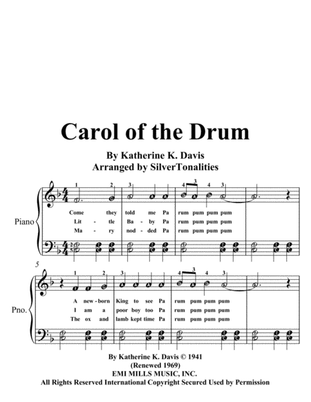 Carol Of The Drum