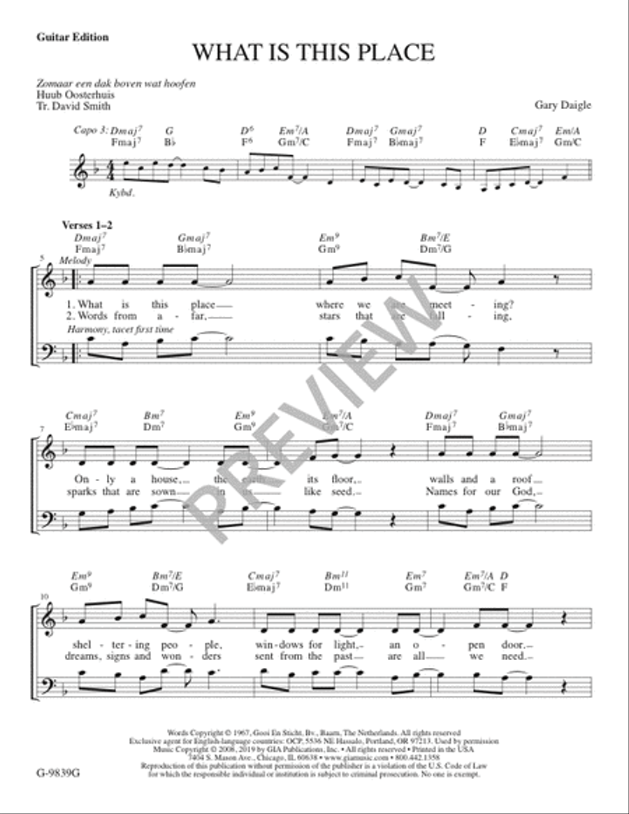 What Is This Place - Guitar edition Guitar scores gallery preview page 2