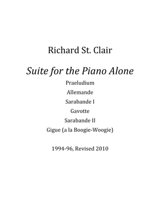 Suite for the Piano Alone