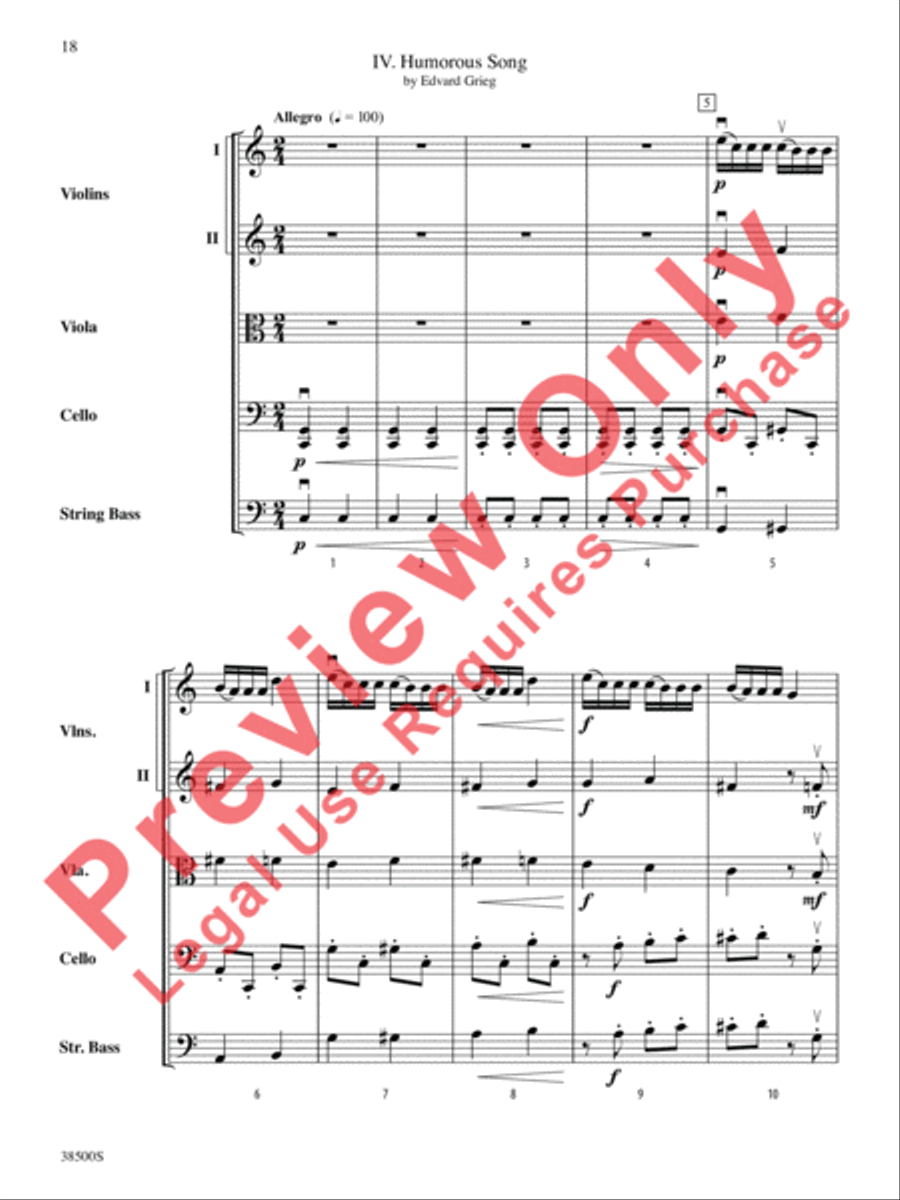 Nordic Suite String Orchestra scores gallery preview page 19