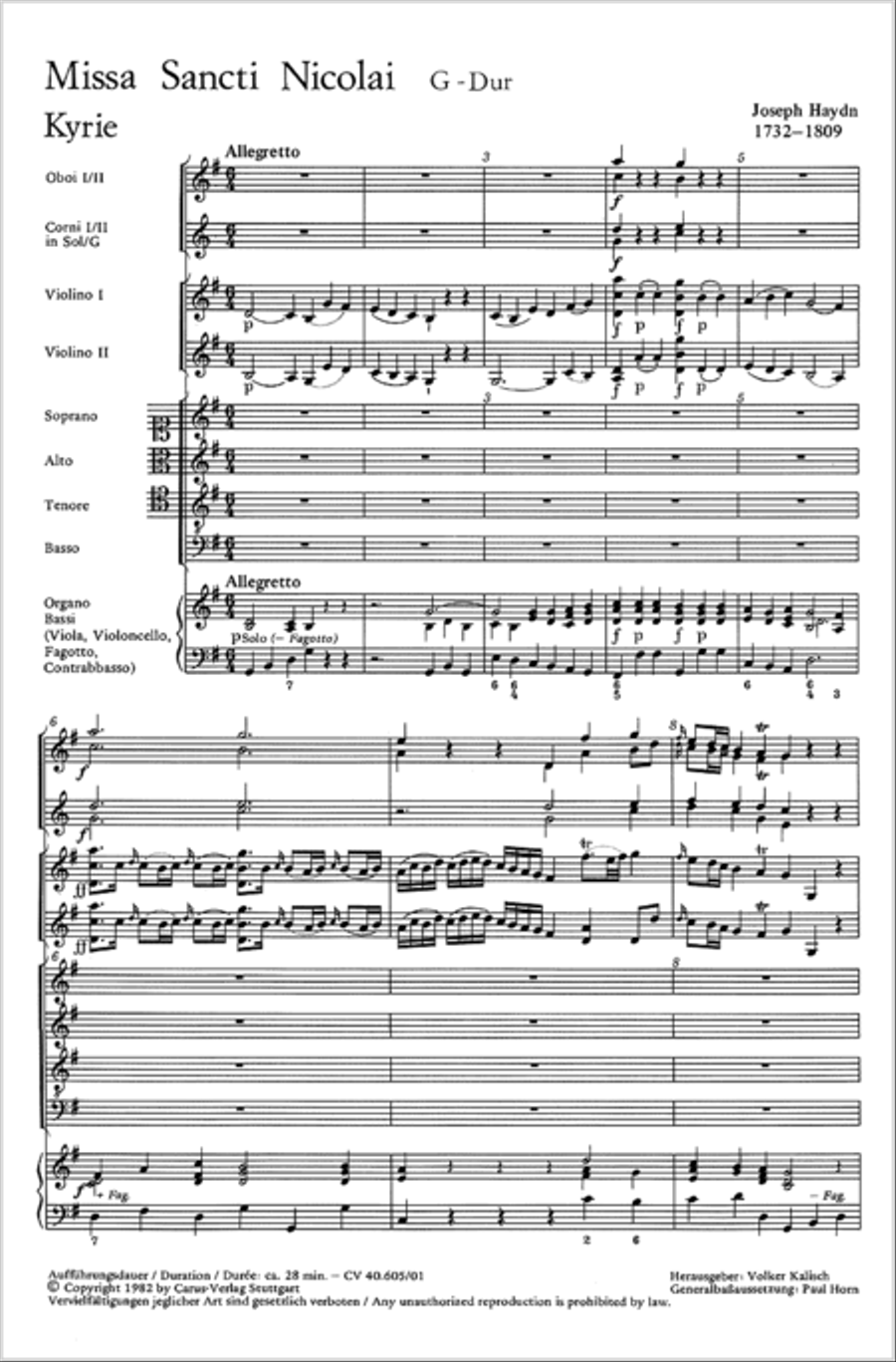 Nikolai Mass (Missa Sancti Nicolai) 4-Part scores gallery preview page 74