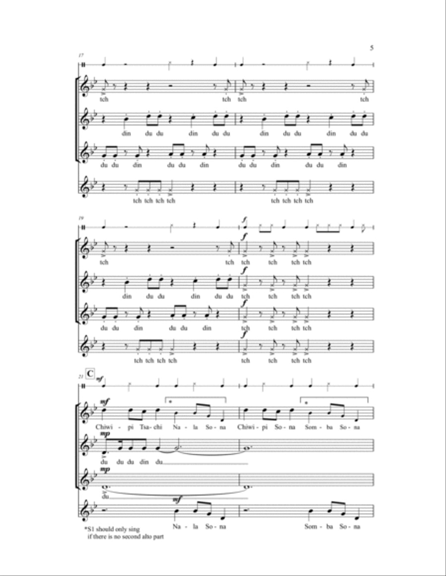 Cancion de los Tsachilas Cancion de los Tsachilas SSAA scores gallery preview page 13