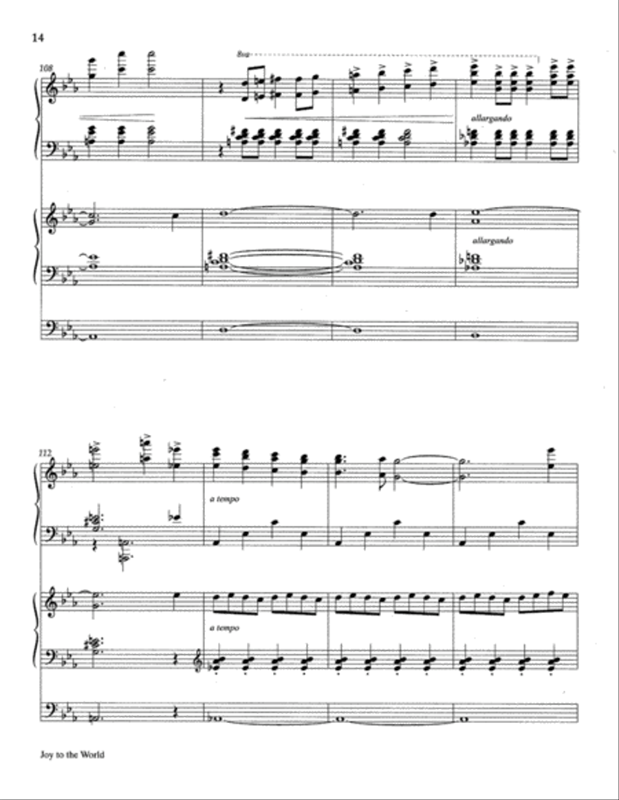 Joy to the World Joy to the World 4-Part scores gallery preview page 15