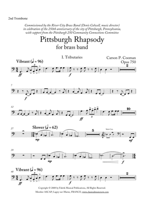 Carson Cooman: Pittsburgh Rhapsody (2008) for brass band, 2nd trombone part