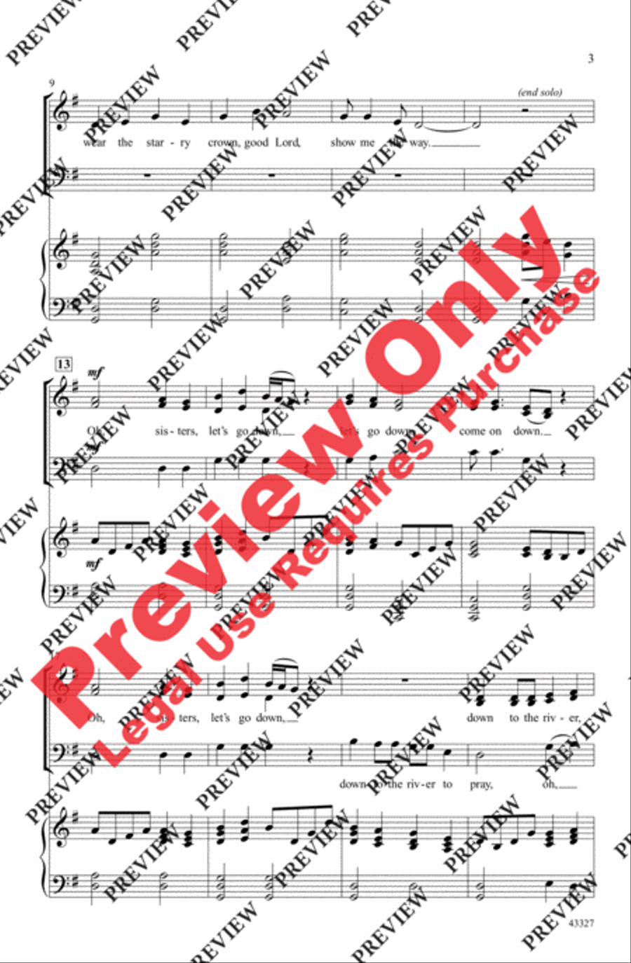 The River 3-Part scores gallery preview page 3