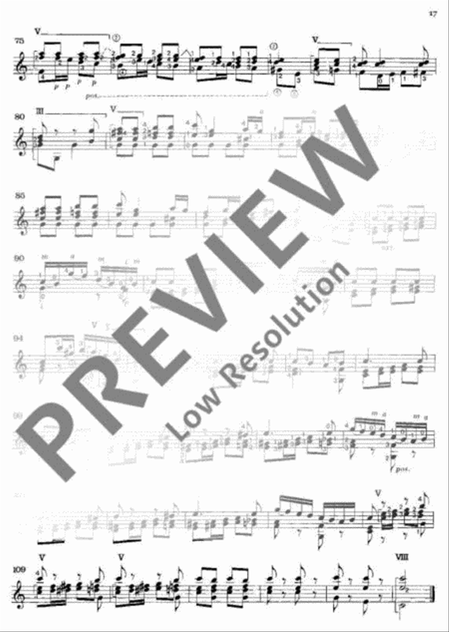 24 Selected Studies 24 Selected Studies Classical Guitar scores gallery preview page 18