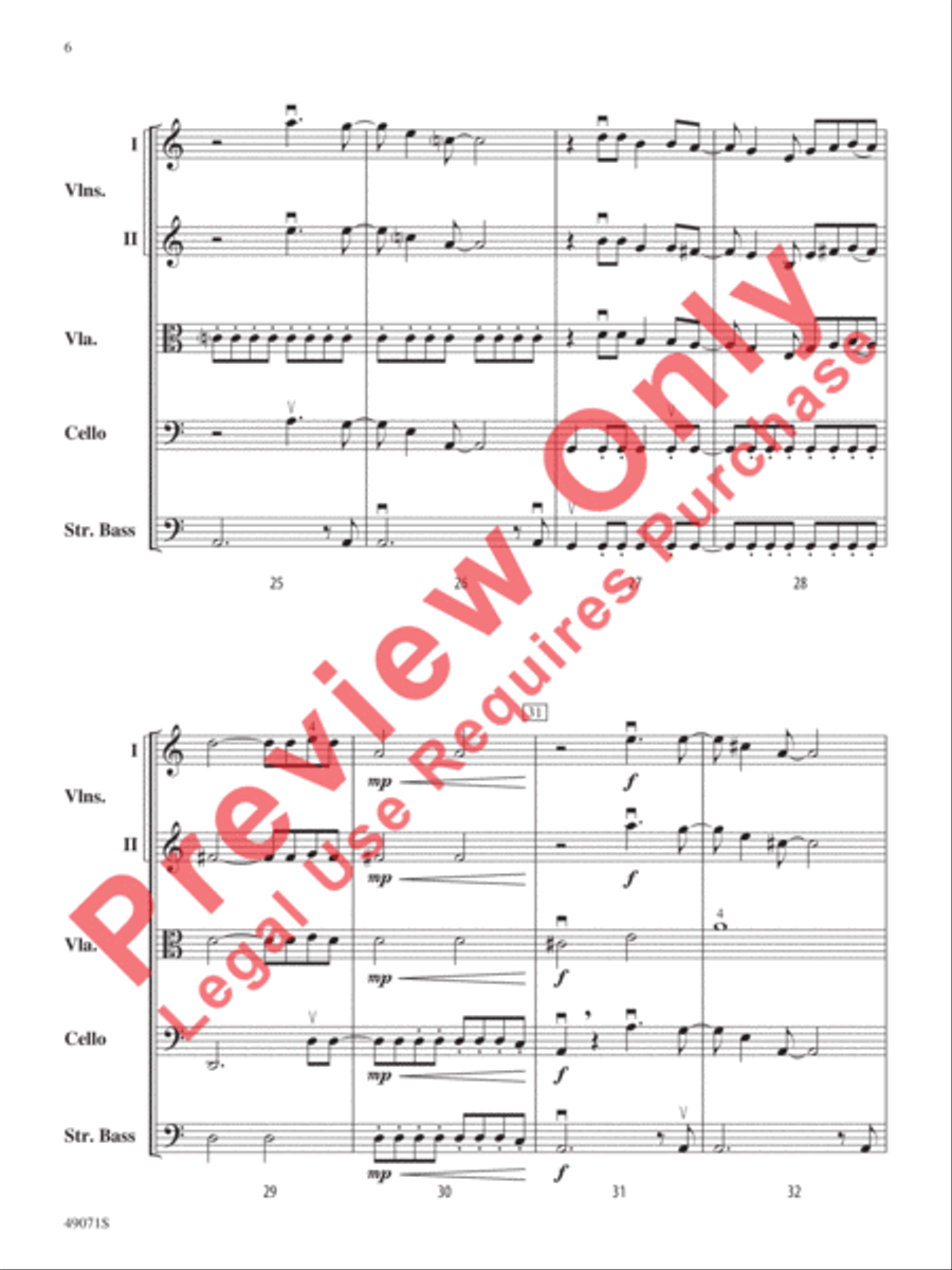 Ride the Wind String Orchestra scores gallery preview page 7