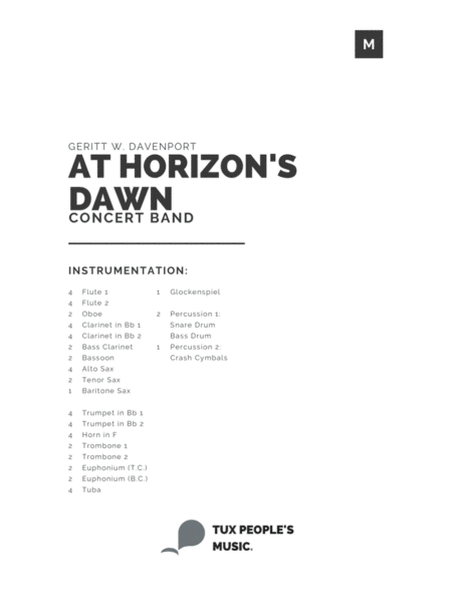 At Horizon's Dawn (March)