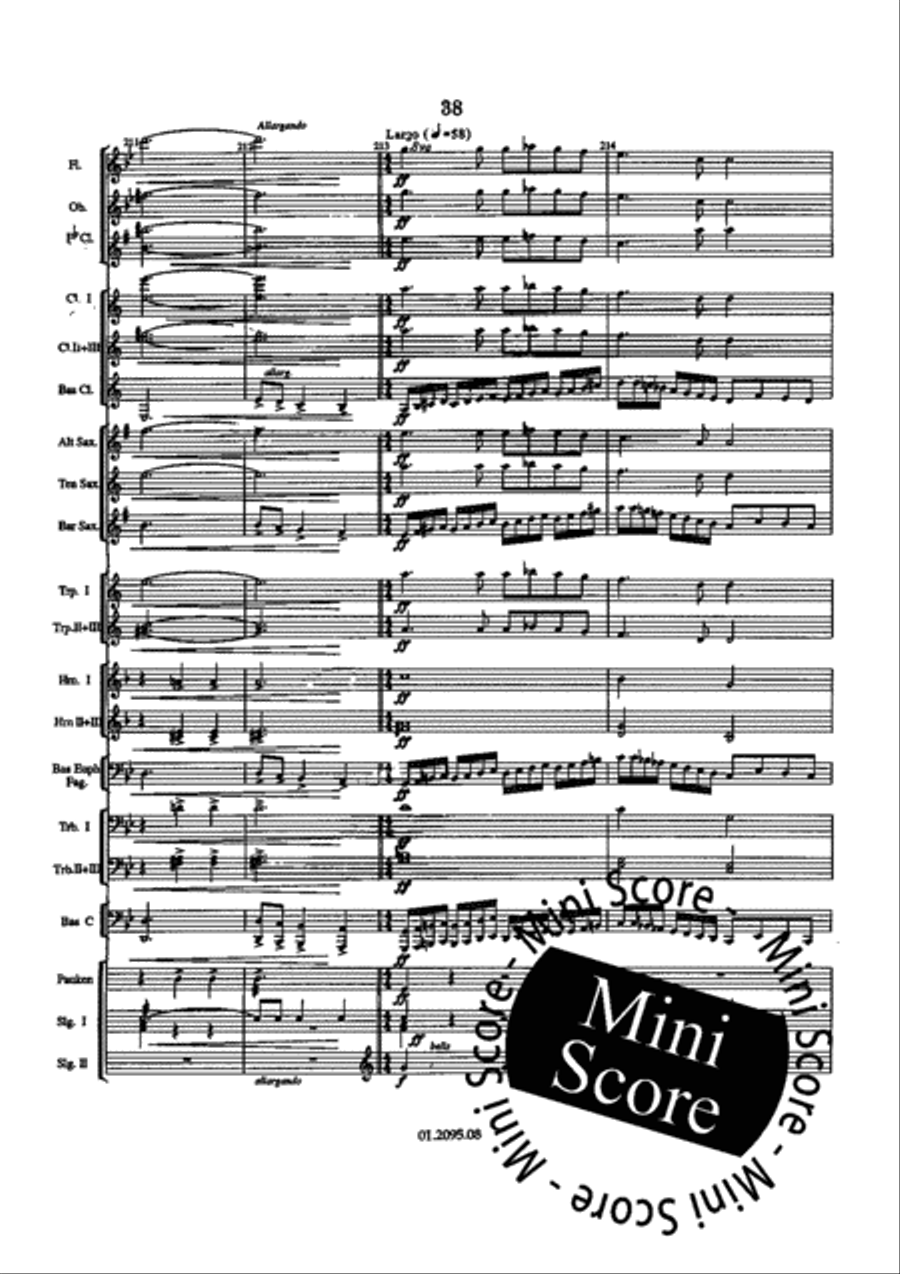 Paganini Variations Paganini Variations Fanfare Band scores gallery preview page 44