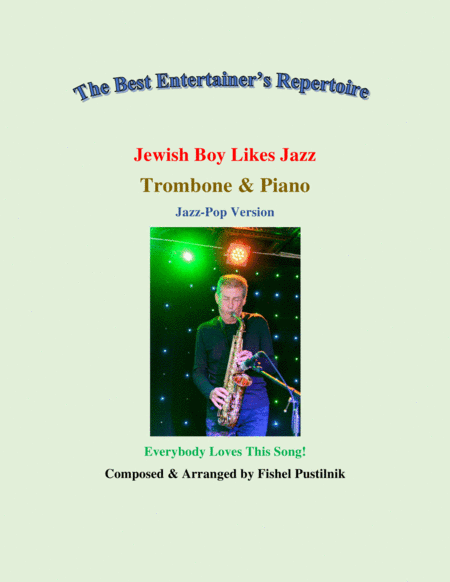 "Jewish Boy Likes Jazz"-Piano Background for Trombone and Piano-Video image number null