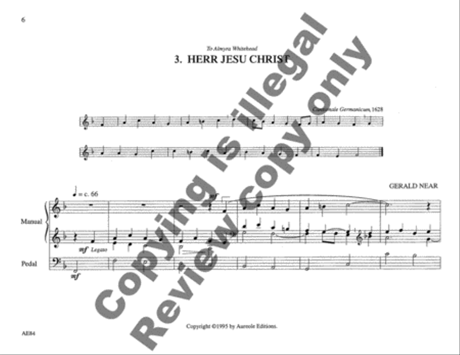 Choraleworks II Ten Chorale Preludes for Organ Organ Solo scores gallery preview page 6