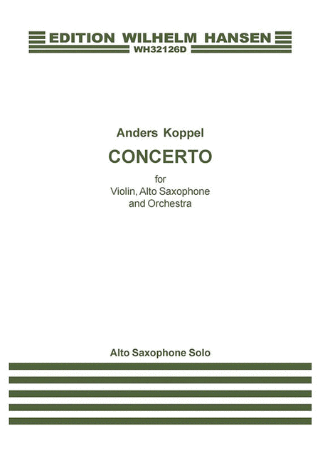Concerto for Violin, Alto Saxophone and Orchestra
