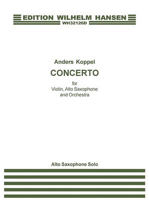 Concerto for Violin, Alto Saxophone and Orchestra