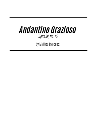 Andantino Grazioso (for Solo Guitar)
