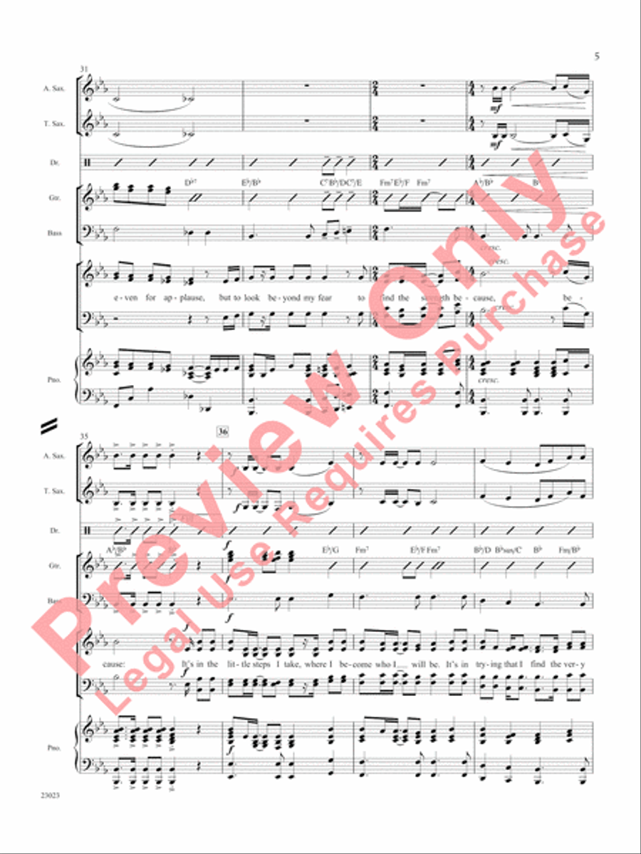 The Journey The Journey Choir scores gallery preview page 6