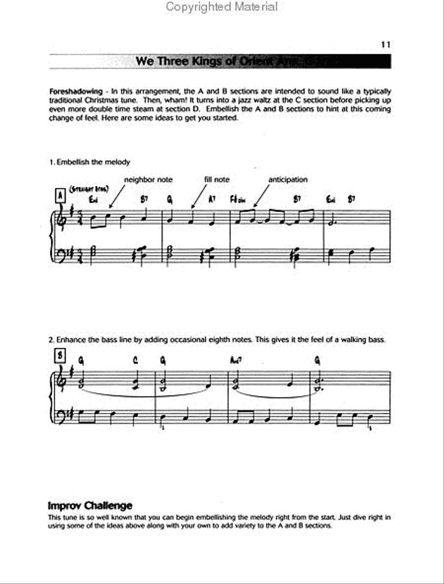 That's Jazz Christmas: Book Three Piano Method scores gallery preview page 4
