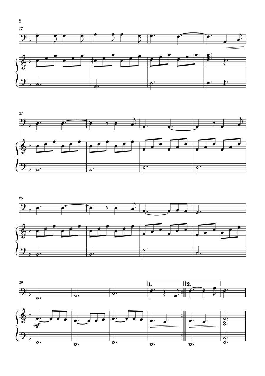 Hallelujah Piano scores gallery preview page 2