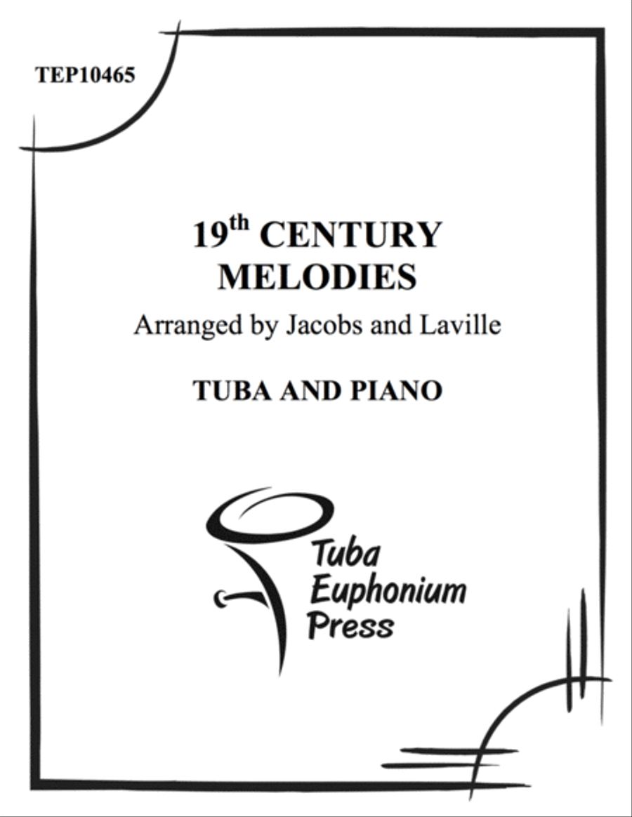 19th Century Melodies Tuba scores gallery preview page 1