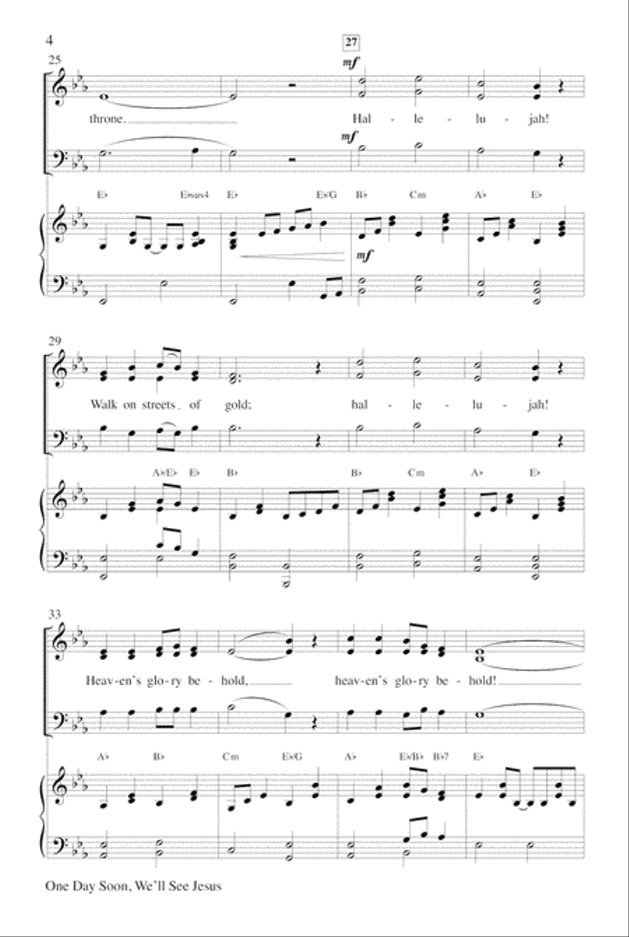 One Day Soon with Soon and Very Soon Choir scores gallery preview page 4