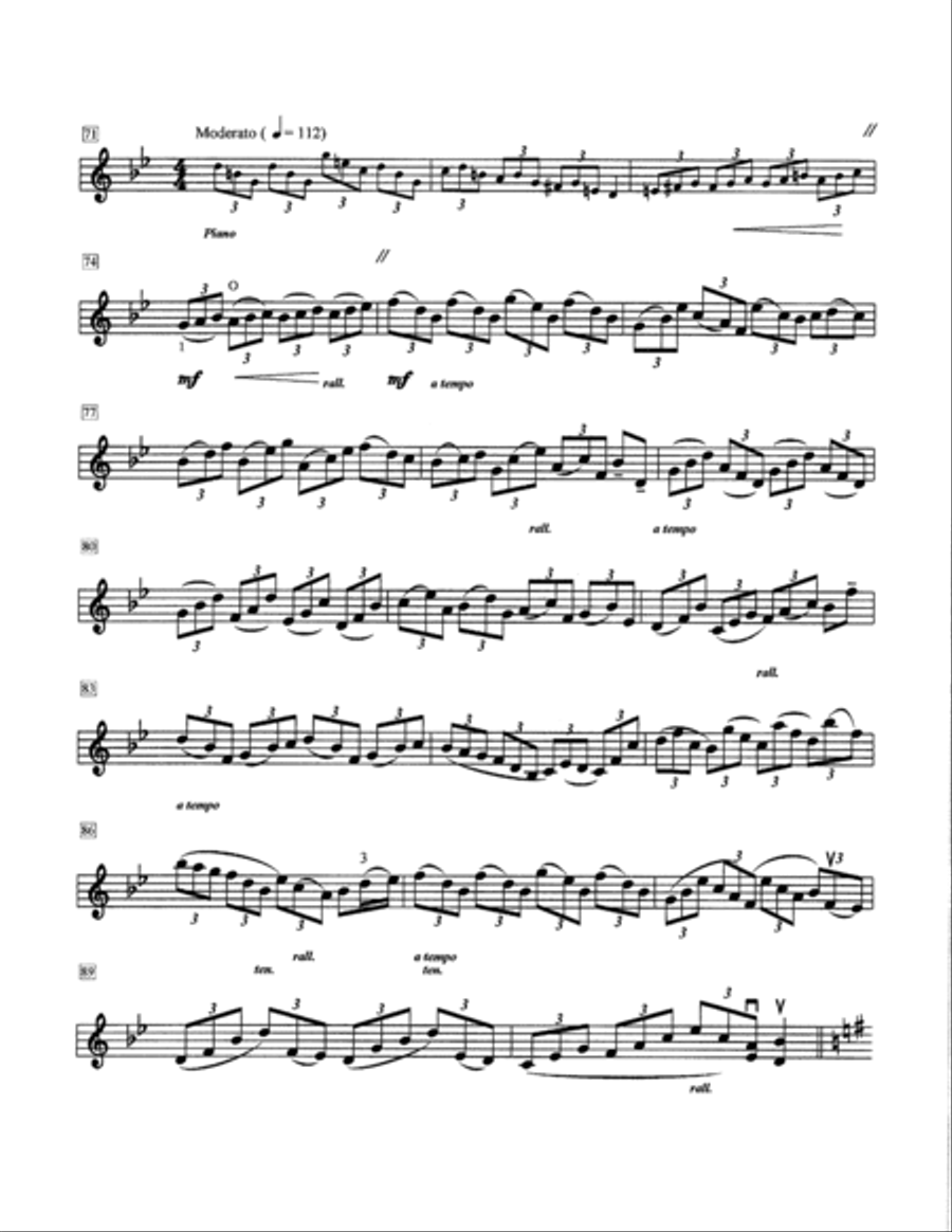 FROM CHILDHOOD four pieces for violin Violin Solo scores gallery preview page 4
