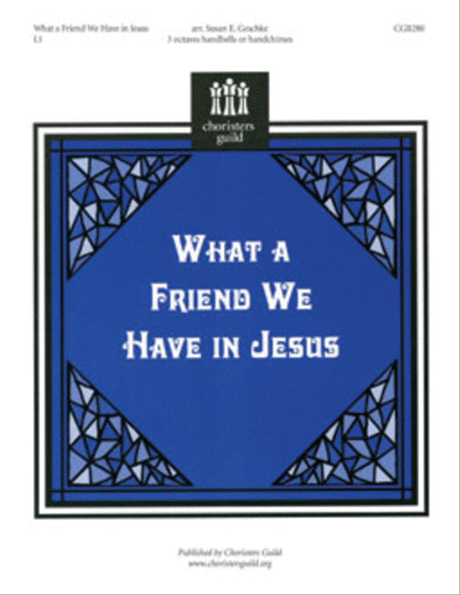 What a Friend We Have in Jesus Handbell Choir scores gallery preview page 1