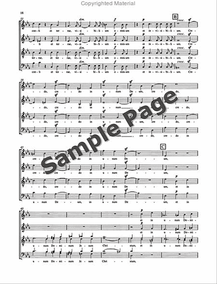Missa Sacra Op. 147 Missa Sacra Op. 147 4-Part scores gallery preview page 19