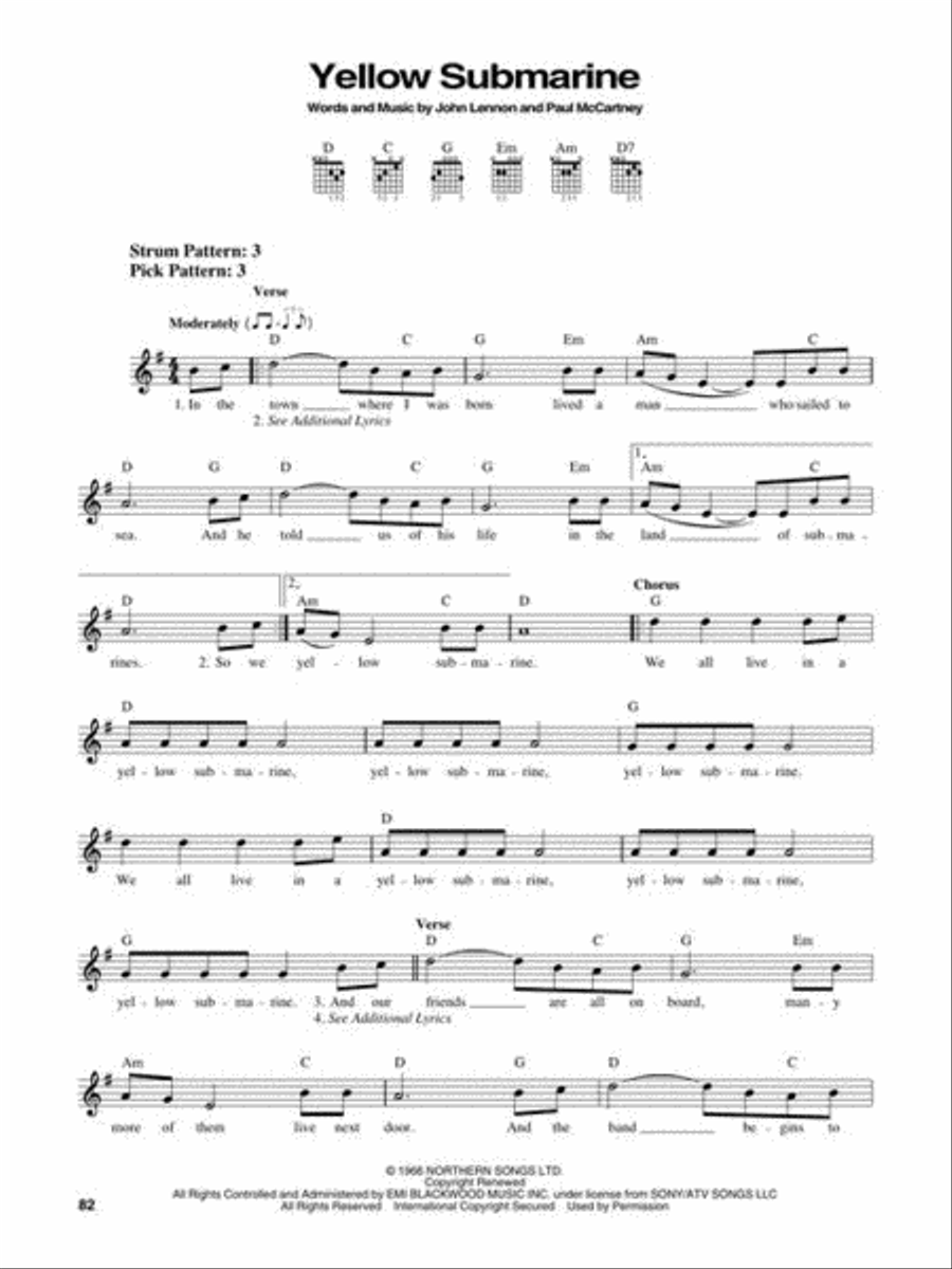 The Big Book Of Children's Songs - Easy Guitar Easy Guitar scores gallery preview page 8