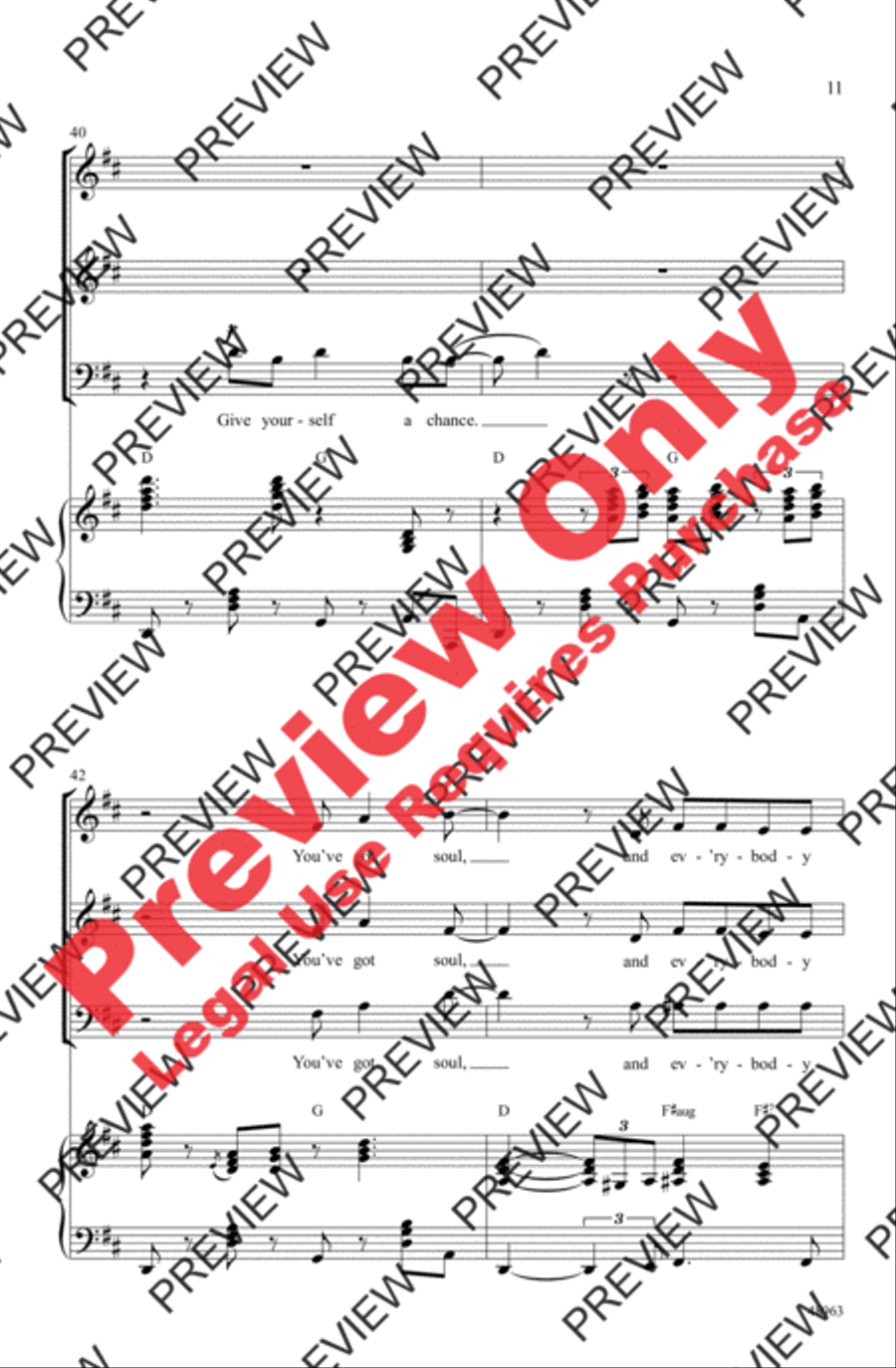 It's All Right 3-Part scores gallery preview page 11