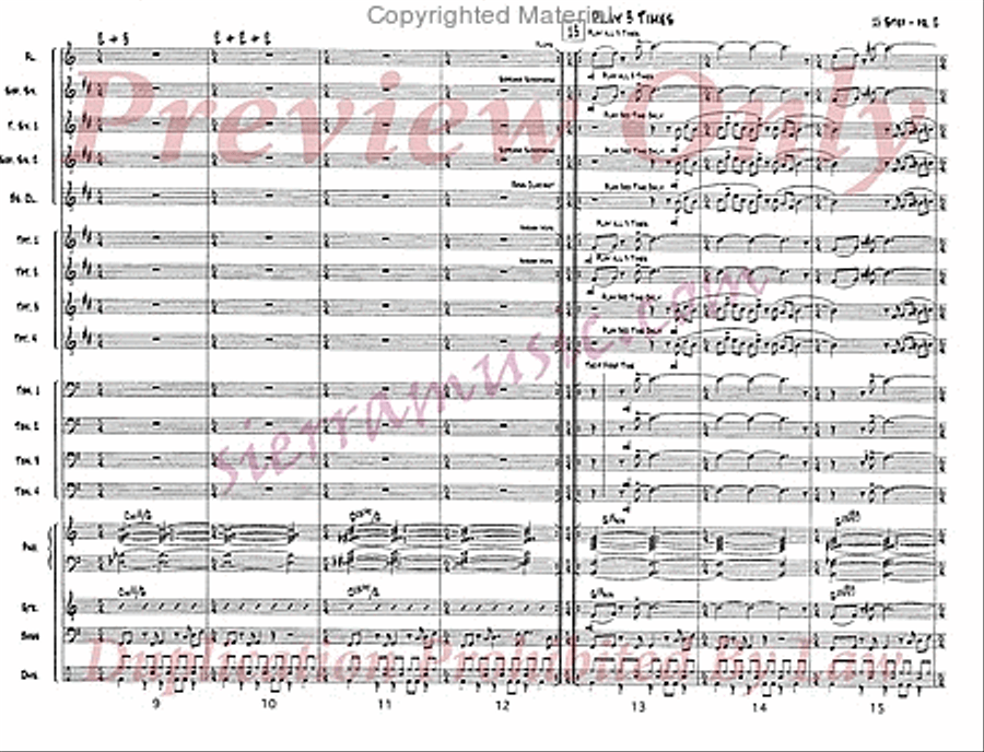 Boop Boo Be Doop Jazz Ensemble scores gallery preview page 3