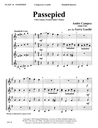 Book cover for Passepied