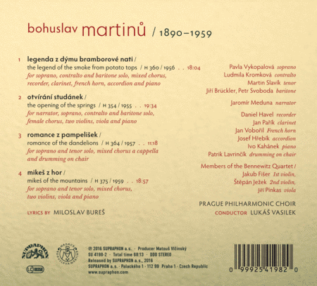 Bohuslav Martinu: Cantatas