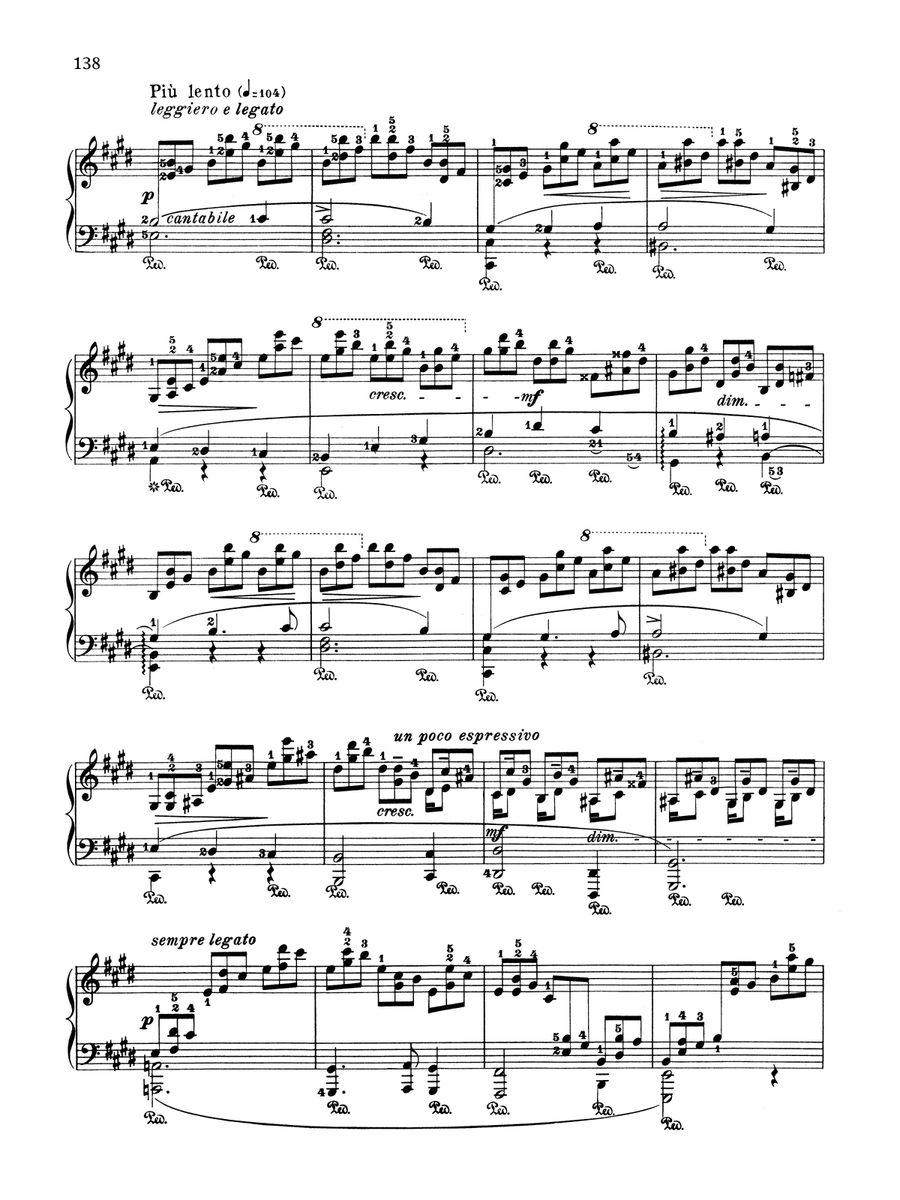 Etude in E minor, Op. 25, No. 5 Piano Method scores gallery preview page 3