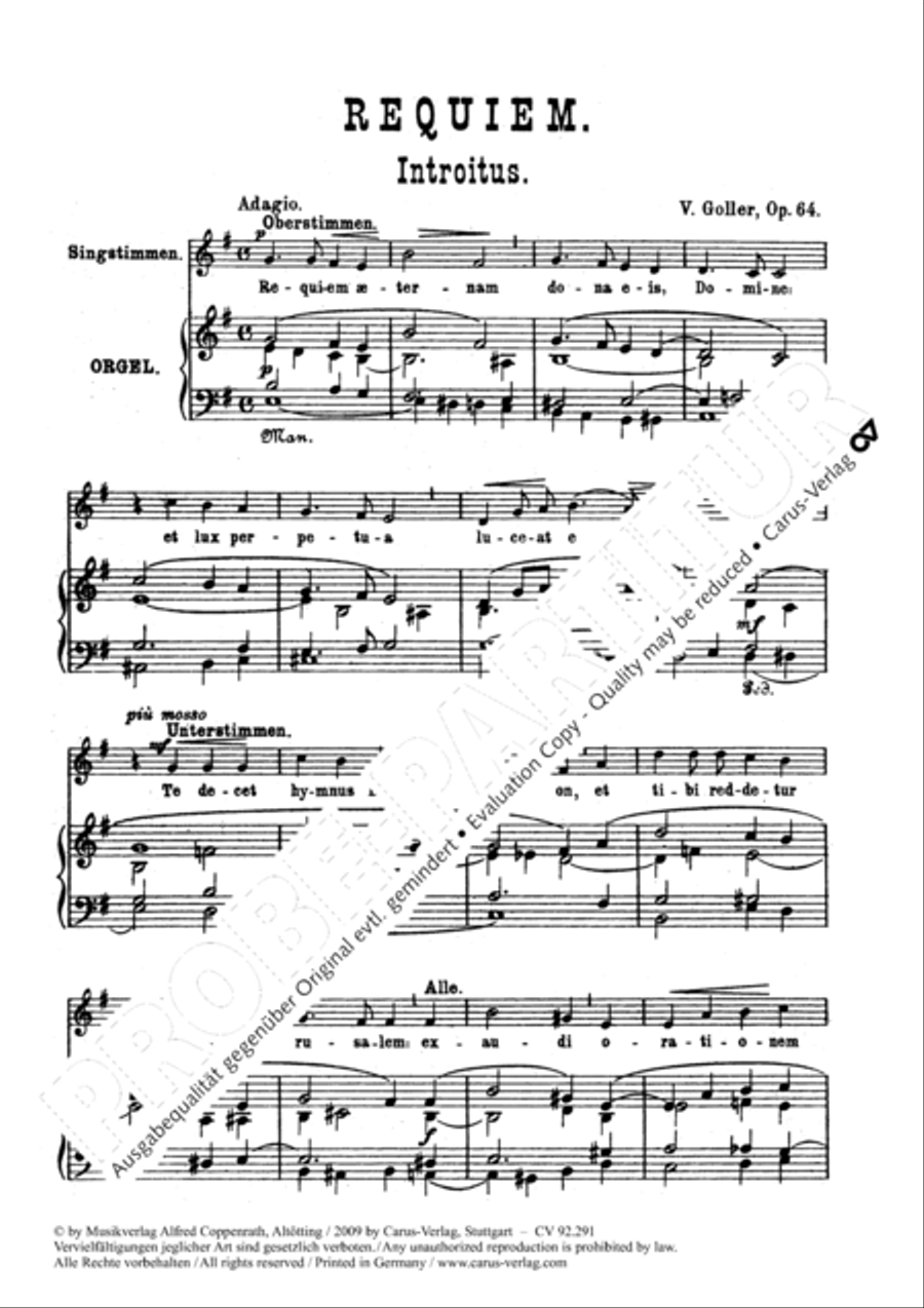 Requiem Unison Choir scores gallery preview page 2